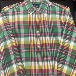Polo Ralph Lauren Classic Button-Down Long Sleeve Shirt (Size XL 18-20)